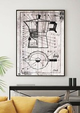Poster vintage stampe usato  Quartu Sant Elena