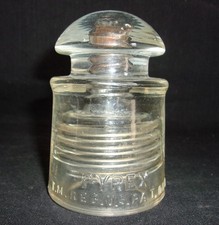 Clear glass insulator for sale Clear glass insulator for sale  Duryea
