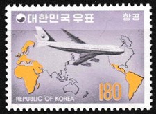 Südkorea South Korea 1973 Boeing 747 aviation comprar usado  Enviando para Brazil