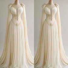Vestidos de noiva sereia champanhe com cabo miçangas aplique de renda vestido de noiva comprar usado  Enviando para Brazil