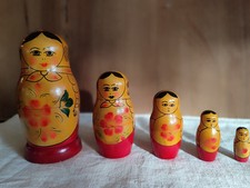 Bamboline legno matriosca usato  Zogno