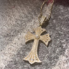 Diamond cross pendant for sale  Linden