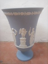 Wedgwood blue jasperware for sale  HORSHAM