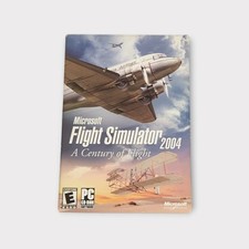 Microsoft Flight Simulator 2004 A Century Of Flight PC CD ROM jogo completo comprar usado  Enviando para Brazil