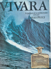 PARFUM VIVARA Emilio PUCCI : Coupure de presse PUBLICITE AD 1 page 1972_CLIPPING, usado comprar usado  Enviando para Brazil