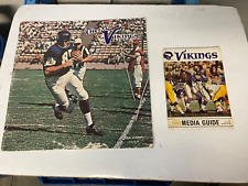 Anuario vintage de los Minnesota Vikings 1965 y guía de medios 1968 segunda mano  Embacar hacia Argentina