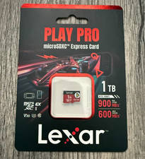 Lexar 1TB PLAY PRO microSD Express Card Swtich 2 UHS-I SDXC 900/600 MB/s EM MÃOS comprar usado  Enviando para Brazil