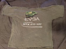 Camisa de jogos vintage retrô EVGA GTX 470/480 mercadoria oficial Gamer Swag comprar usado  Enviando para Brazil
