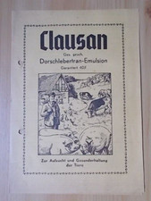 Werbezettel clausan dorschlebe gebraucht kaufen  Pettstadt