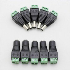 5x Male+ 5x Female 2.1x5.5mm DC Power Plug Jack Adapter Wire Connector DE comprar usado  Enviando para Brazil