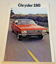 Brochure chrysler 180 d'occasion  Quarré-les-Tombes