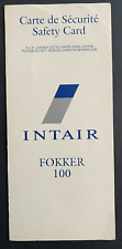 Intair fokker 100 for sale  Chagrin Falls