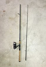 Vara giratória Daiwa Samurai água doce 6’ com molinete e linha de fluoro de 6 lb nova sem etiquetas comprar usado  Enviando para Brazil