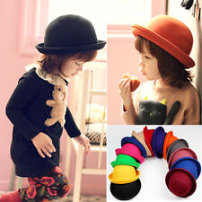 Boné chapéu derby moda infantil vintage feminino lã feltro bonito moda boliche comprar usado  Enviando para Brazil