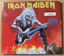IRON MAIDEN * FEAR OF THE DARK  LIVE * LTD EDITION CD SINGLE CDEMS263 PLAYS FINE comprar usado  Enviando para Brazil