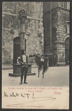 Usado, Cartolina di Siena - L'araldo bandisce la corsa del 02/07 e 16/08 - (C4051) comprar usado  Enviando para Brazil