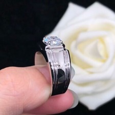 2ct bague moissanite d'occasion  La Ville-du-Bois