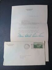 Carta original firmada por la primera dama Mamie Eisenhower - 1957 - de la Casa Blanca segunda mano  Embacar hacia Argentina