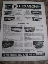 Hexagon highgate ltd for sale  BRISTOL