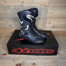 Botas de motocicleta Alpinestars Stella SMX-6 V2 preto branco ventilado femininas tamanho 9EUA, usado comprar usado  Enviando para Brazil