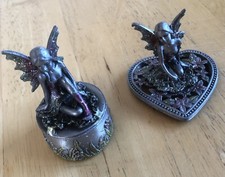 Two pewter fairy for sale  FARNHAM