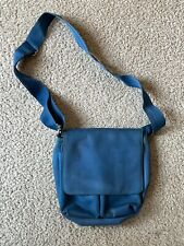 Usado, Bolsa de ombro vintage GAP tiracolo azul, náilon impermeável 8 x 8" comprar usado  Enviando para Brazil