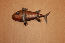 Estatueta escultura de peixe de cobre articulado Graziella Laffi #25 Peru 3,75" de comprimento comprar usado  Enviando para Brazil