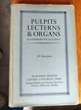 1915 Pulpits, Lecterns, and Organs in English Churches Cox 1st Ed Dustwrapper segunda mano  Embacar hacia Mexico