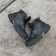 Bota de trabalho Keen masculina Braddock média impermeável tamanho 10D preta biqueira de aço, usado comprar usado  Enviando para Brazil