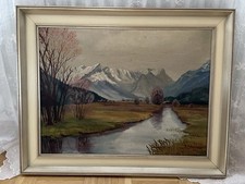 Antik ölbild leinwand gebraucht kaufen  Neulußheim