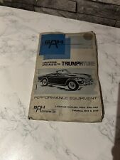 Sah triumph tune for sale  WORTHING