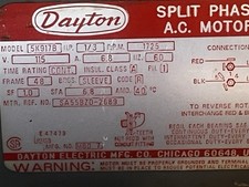Dayton 5k917b motor for sale  Oliver Springs
