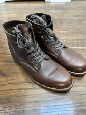 Botas de tornozelo Wolverine 1000 Mile masculinas 10D 441017 couro marrom escuro biqueira lisa comprar usado  Enviando para Brazil