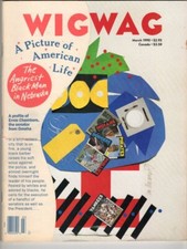 Wig Wag Magazine March 1990 issue Ivan Chermayeff cover Maurice Vellekoop illos comprar usado  Enviando para Brazil