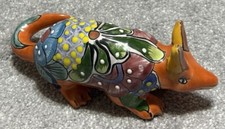 Cerâmica colorida pintada à mão mexicana Talavera Armadillo Alebrije comprar usado  Enviando para Brazil