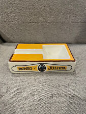 VINTAGE 1997 RARO CINZEIRO DE CHARUTO ROMEO Y JULIETA RETÂNGULO AMBIANTI LTD, usado comprar usado  Enviando para Brazil