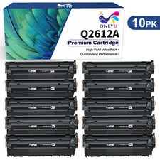 Lote de cartucho de toner Q2612A para HP 12A LaserJet 1012 1010 1018 1020 3030 3020 comprar usado  Enviando para Brazil