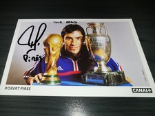 Cartão de autógrafo assinado à mão por Robert Pires France Club comprar usado  Enviando para Brazil