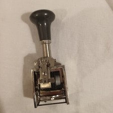 Timbro numeratore universale usato  Torrita Tiberina