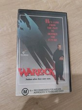WARLOCK JULIAN SANDS - VÍDEO VHS Primeiro Lançamento 1992 PAL AUS Caixa Grande Ex Aluguel  comprar usado  Enviando para Brazil