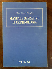 Manuale operativo criminologia usato  Castiglione delle Stiviere