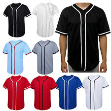 Camisas masculinas de beisebol jersey uniforme esportivo cor contraste botão para cima camiseta tops comprar usado  Enviando para Brazil