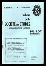 Bulletin societe etudes d'occasion  Expédié en Belgium