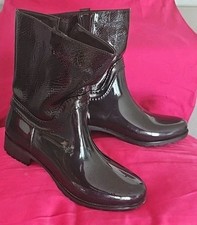 Gummistiefel schwarz lackoptik gebraucht kaufen  Berlin