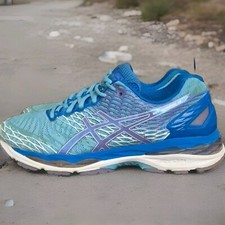 Tênis esportivo feminino Asics Nimbus 18 corrida treinamento cruzado tamanho 9, usado comprar usado  Enviando para Brazil