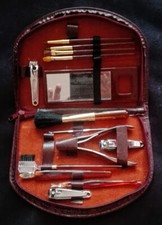 Juego de estuche de viaje de tocador, cosméticos y artículos de tocador vintage segunda mano  Embacar hacia Mexico