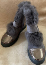 Usado, Peluche Mujer Deslizamiento Zapato Botas Talla 38 Gris Antracita Blink Adhesivo comprar usado  Enviando para Brazil