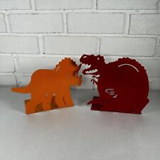 Dinosaur bookends red for sale  Hanover