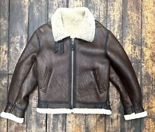 Vintage bomber sheepskin for sale  KETTERING