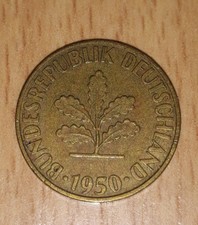 Pfennig 1950 erhalten gebraucht kaufen  Kelkheim